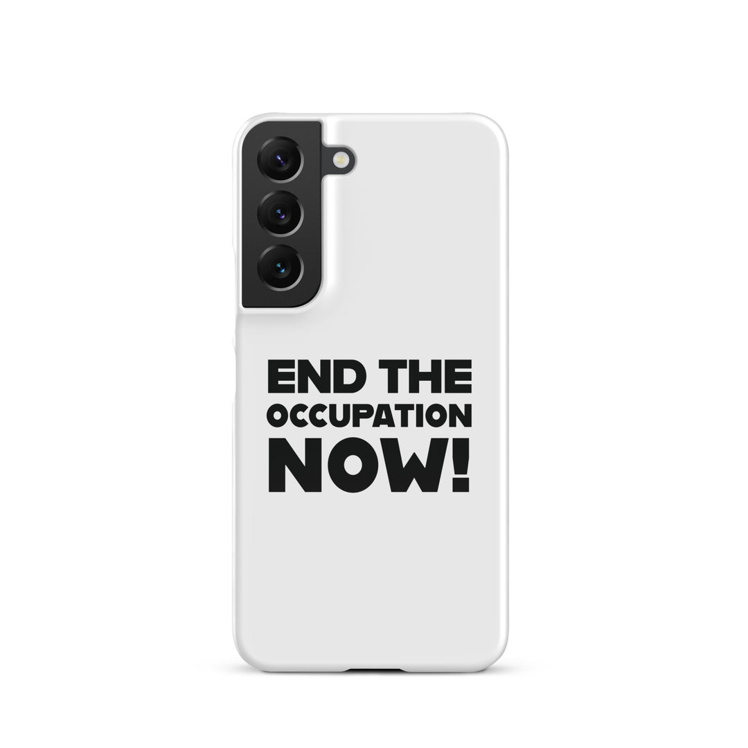End the Occupation Now! - Snap Case for Samsung®, Samsung Glossy Samsung Galaxy S22