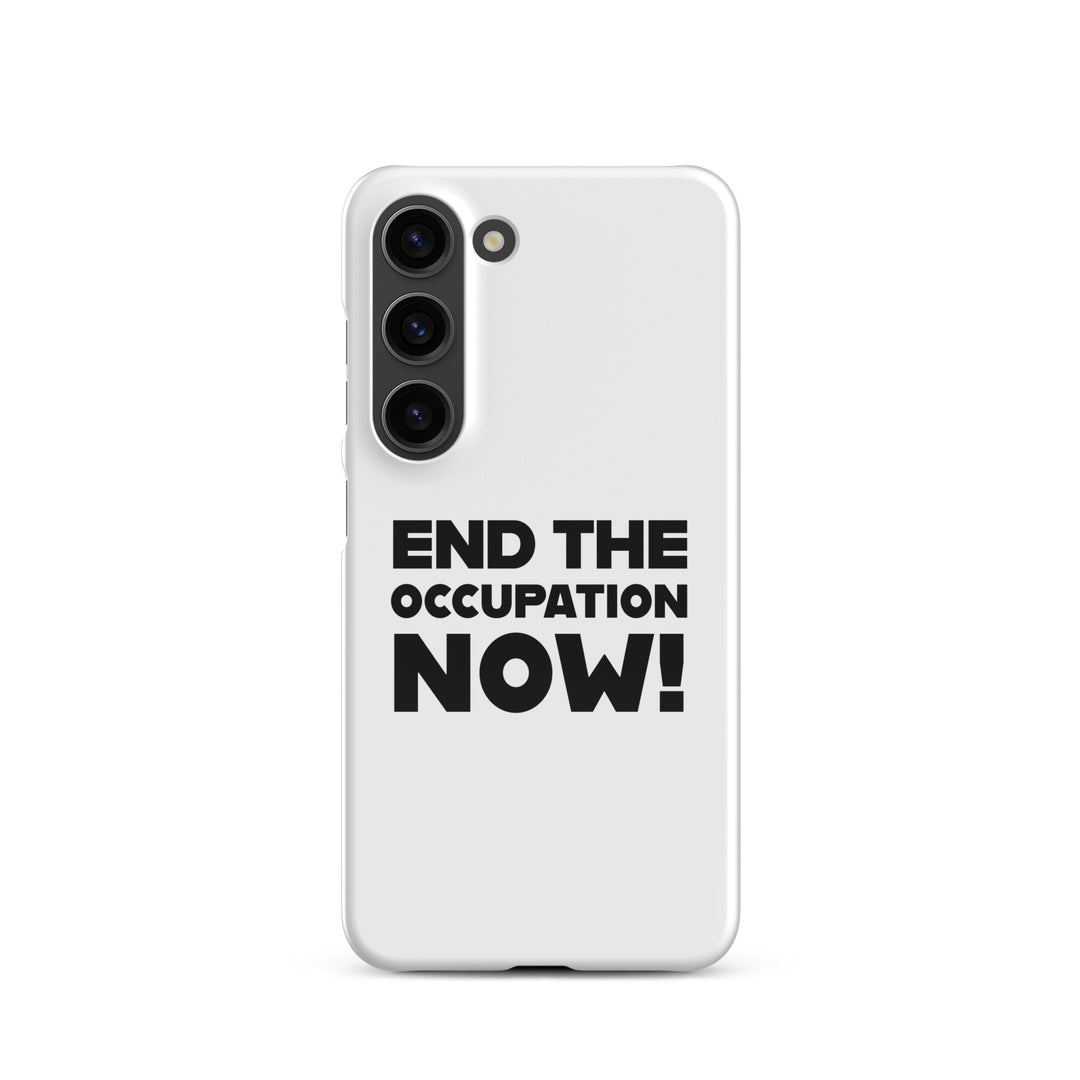 End the Occupation Now! - Snap Case for Samsung®, Samsung Glossy Samsung Galaxy S23