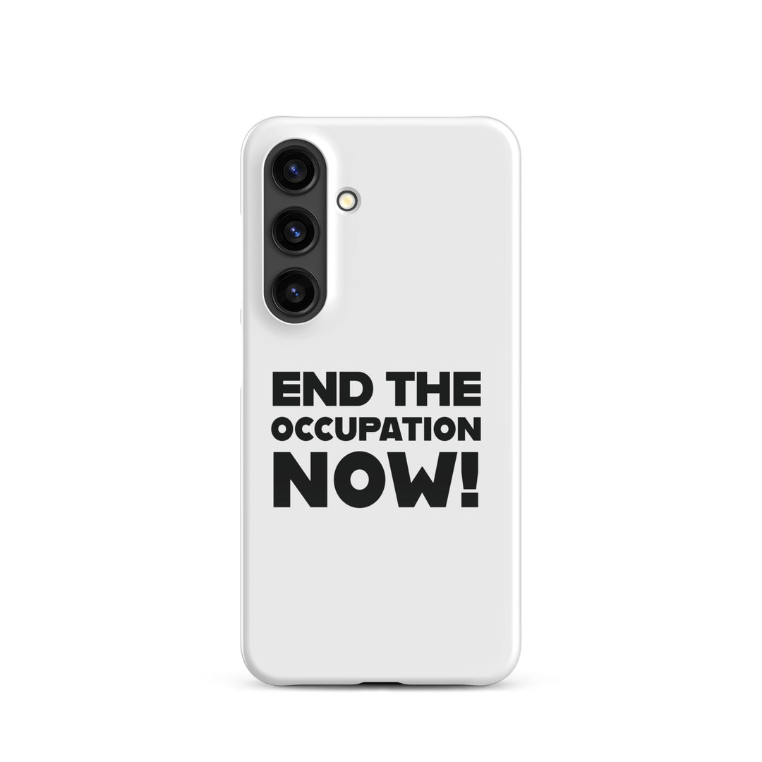 End the Occupation Now! - Snap Case for Samsung®, Samsung Glossy Samsung Galaxy S24