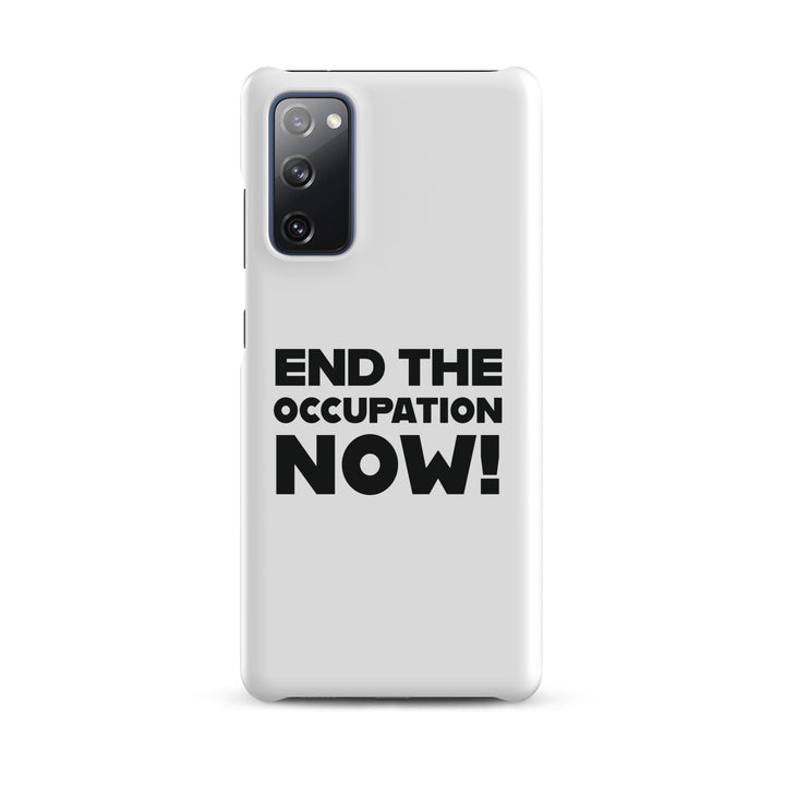 End the Occupation Now! - Snap Case for Samsung®, Samsung Matte Samsung Galaxy S20 Fe