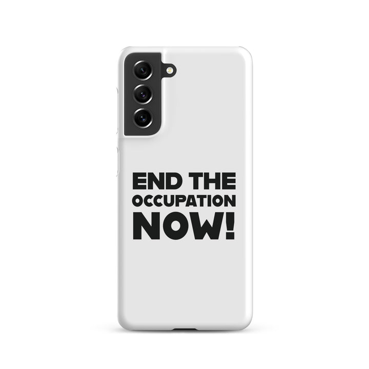 End the Occupation Now! - Snap Case for Samsung®, Samsung Matte Samsung Galaxy S21