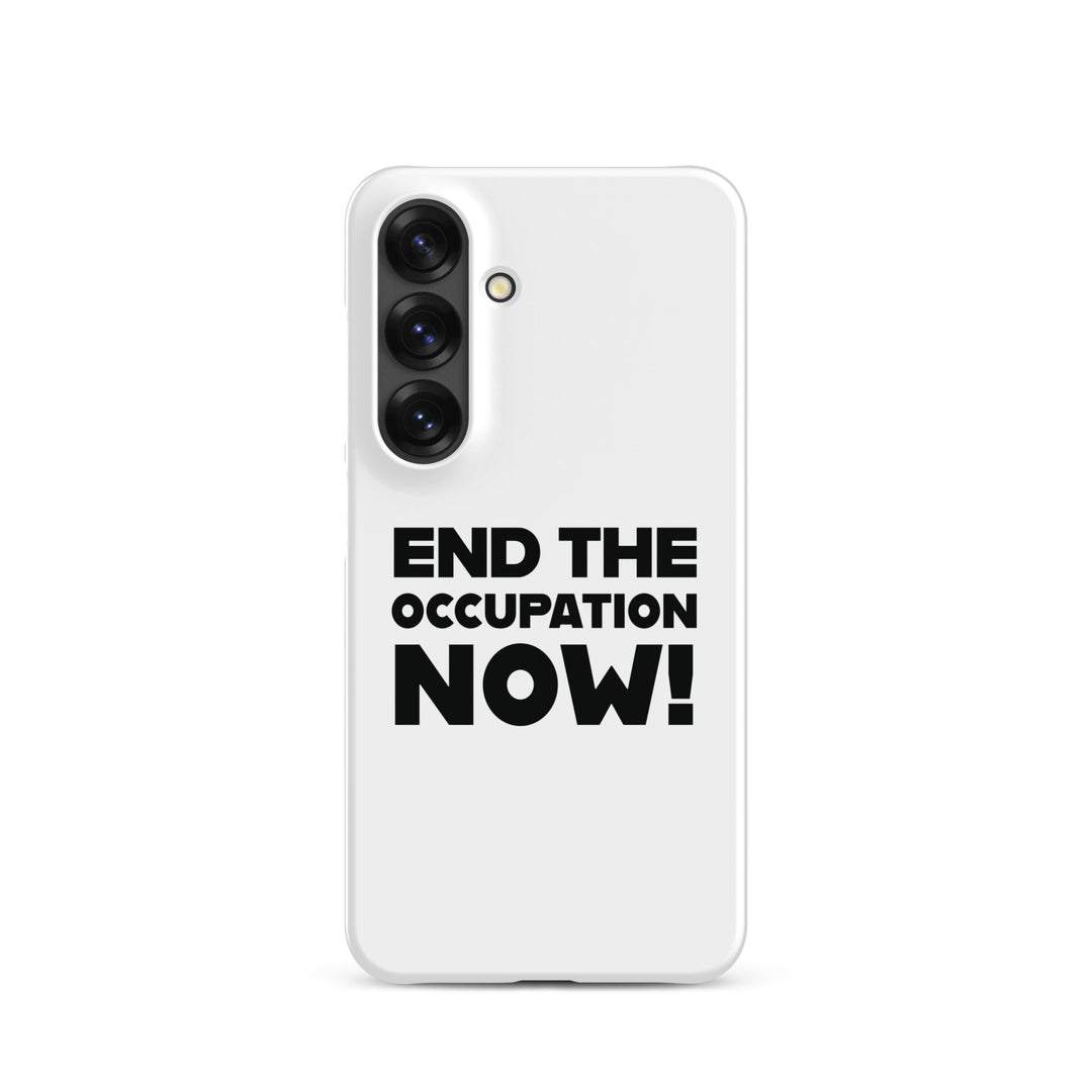 End the Occupation Now! - Snap Case for Samsung®, Samsung Matte Samsung Galaxy S25