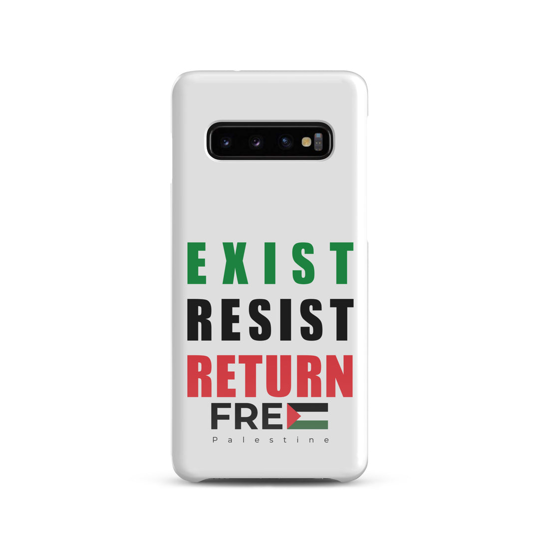 Exist. Resist. Return. - Snap Case for Samsung®, Samsung Glossy Samsung Galaxy S10