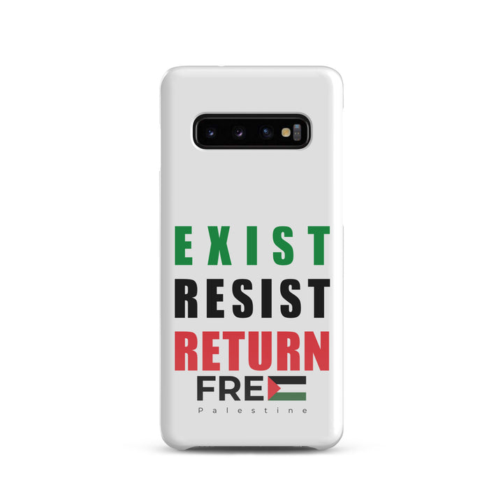 Exist. Resist. Return. - Snap Case for Samsung®, Samsung Glossy Samsung Galaxy S10