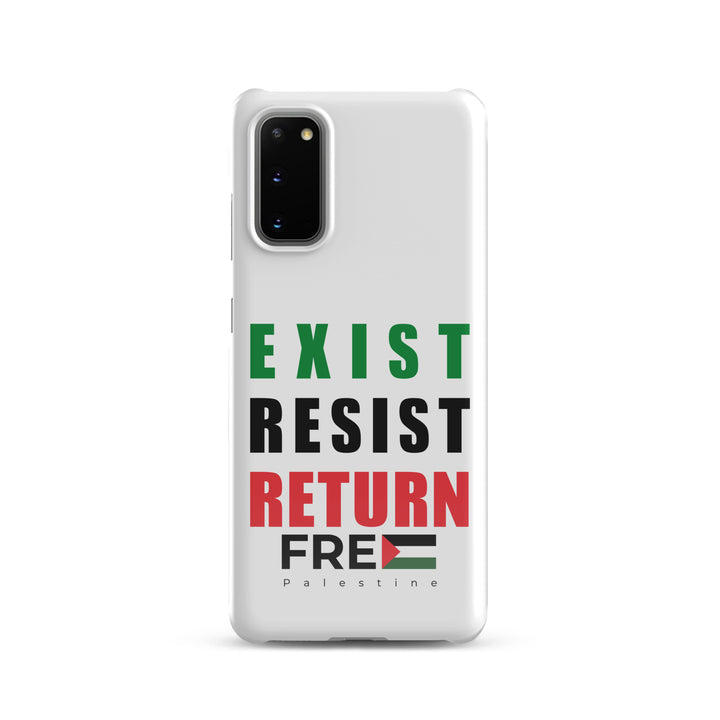 Exist. Resist. Return. - Snap Case for Samsung®, Samsung Glossy Samsung Galaxy S20
