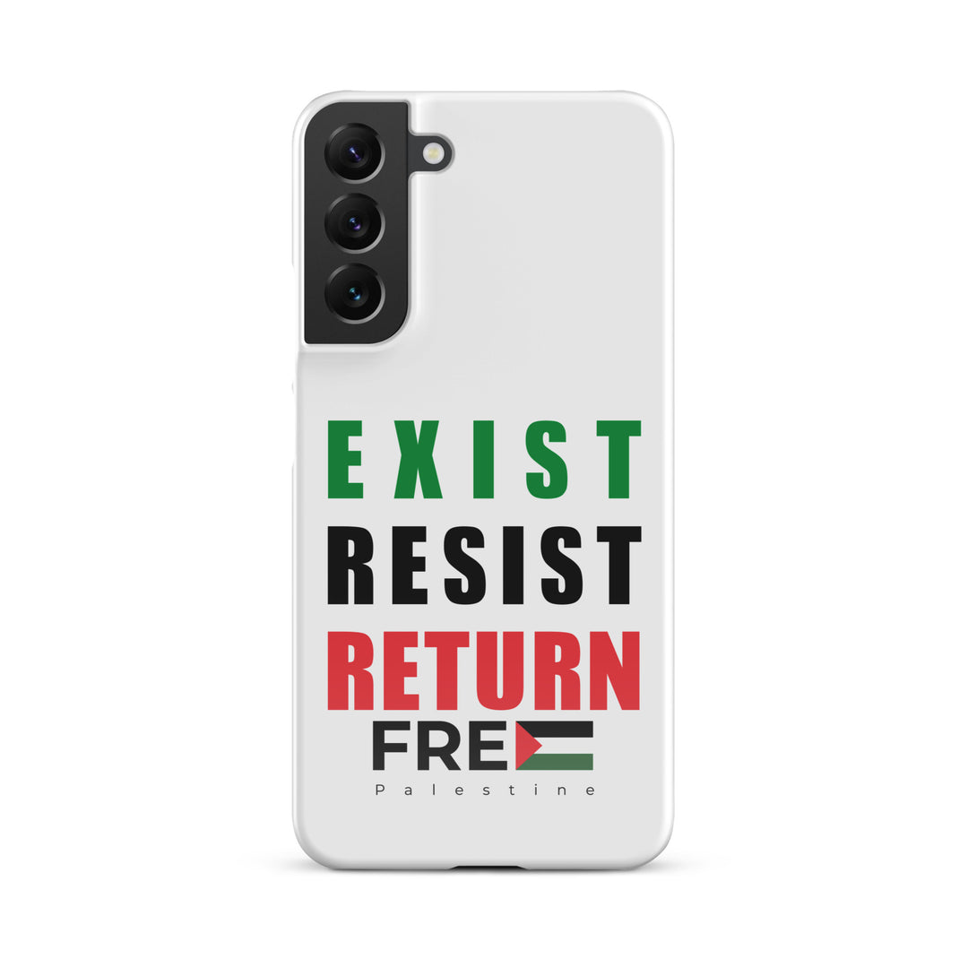 Exist. Resist. Return. - Snap Case for Samsung®, Samsung Glossy Samsung Galaxy S22 Plus