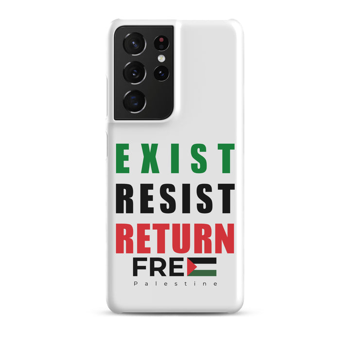 Exist. Resist. Return. - Snap Case for Samsung®, Samsung Matte Samsung Galaxy S21 Ultra