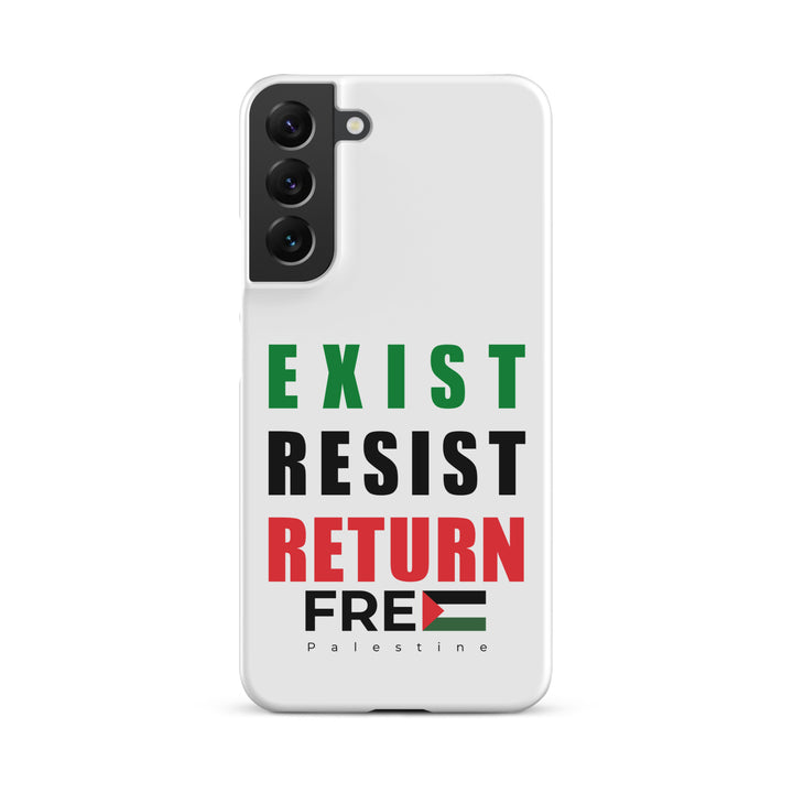 Exist. Resist. Return. - Snap Case for Samsung®, Samsung Matte Samsung Galaxy S22 Plus