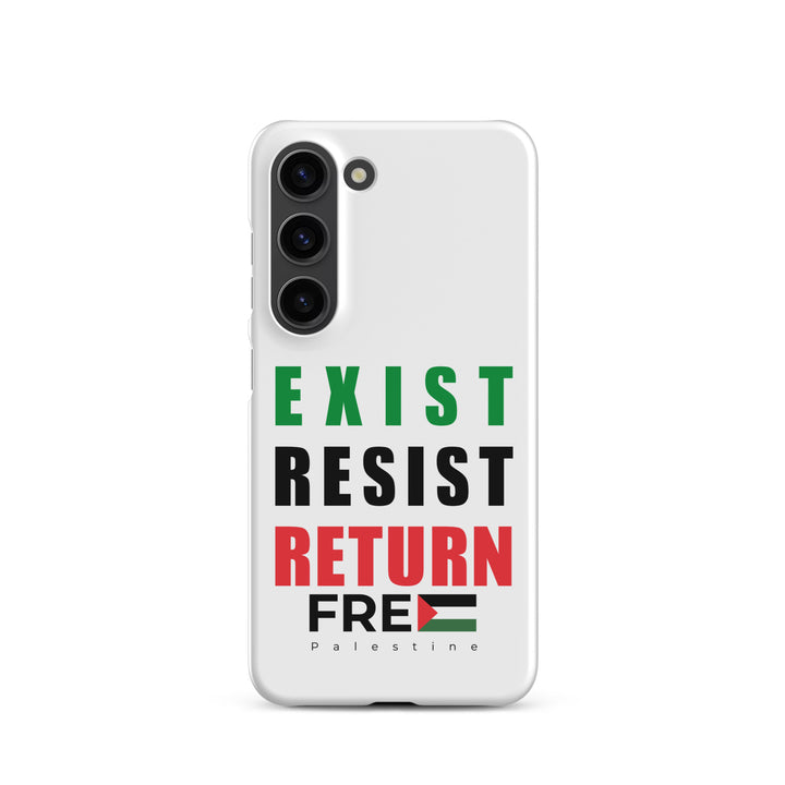 Exist. Resist. Return. - Snap Case for Samsung®, Samsung Matte Samsung Galaxy S23