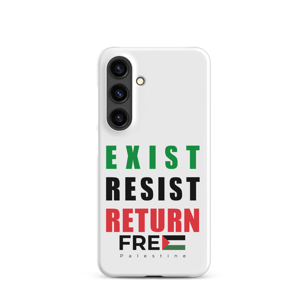 Exist. Resist. Return. - Snap Case for Samsung®, Samsung Matte Samsung Galaxy S24