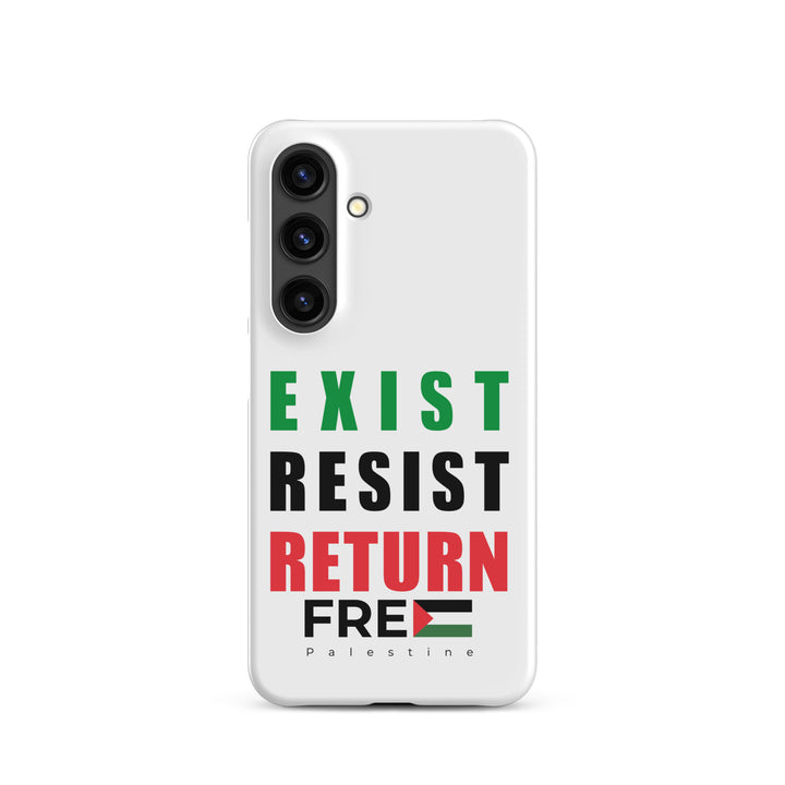 Exist. Resist. Return. - Snap Case for Samsung®, Samsung Matte Samsung Galaxy S24