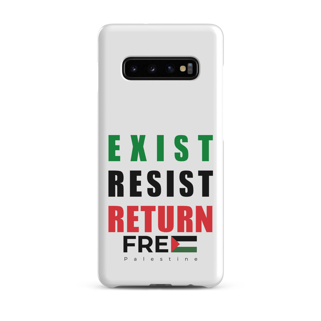 Exist. Resist. Return. - Snap Case for Samsung®, Samsung Matte Samsung Galaxy S10 Plus