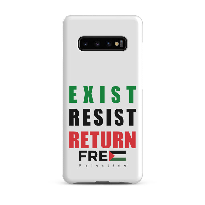 Exist. Resist. Return. - Snap Case for Samsung®, Samsung Matte Samsung Galaxy S10 Plus