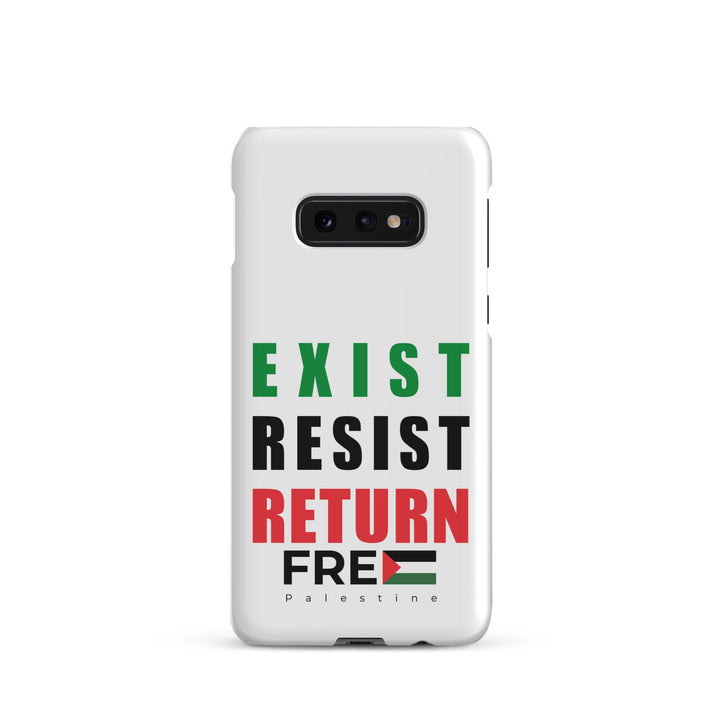 Exist. Resist. Return. - Snap Case for Samsung®, Samsung Matte Samsung Galaxy S10e