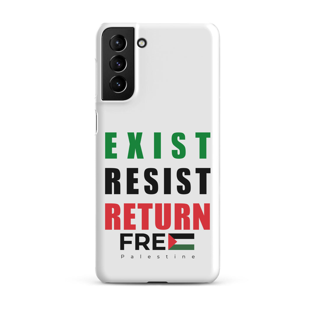 Exist. Resist. Return. - Snap Case for Samsung®, Samsung Matte Samsung Galaxy S21 Plus