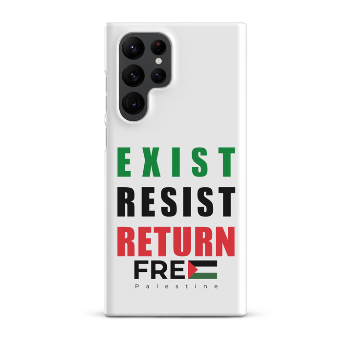Exist. Resist. Return. - Snap Case for Samsung®, Samsung Matte Samsung Galaxy S22 Ultra