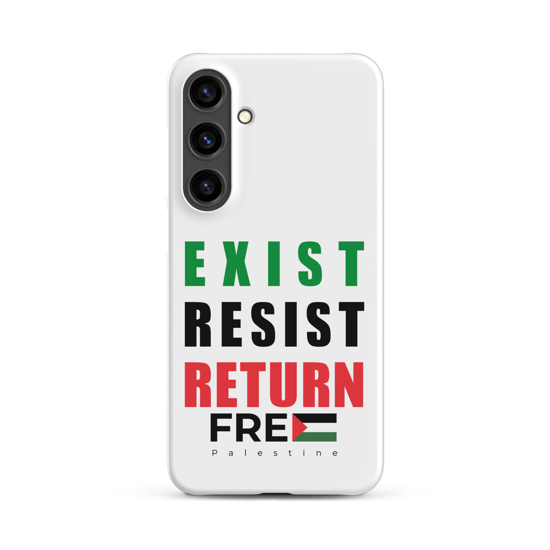 Exist. Resist. Return. - Snap Case for Samsung®, Samsung Matte Samsung Galaxy S24 Plus