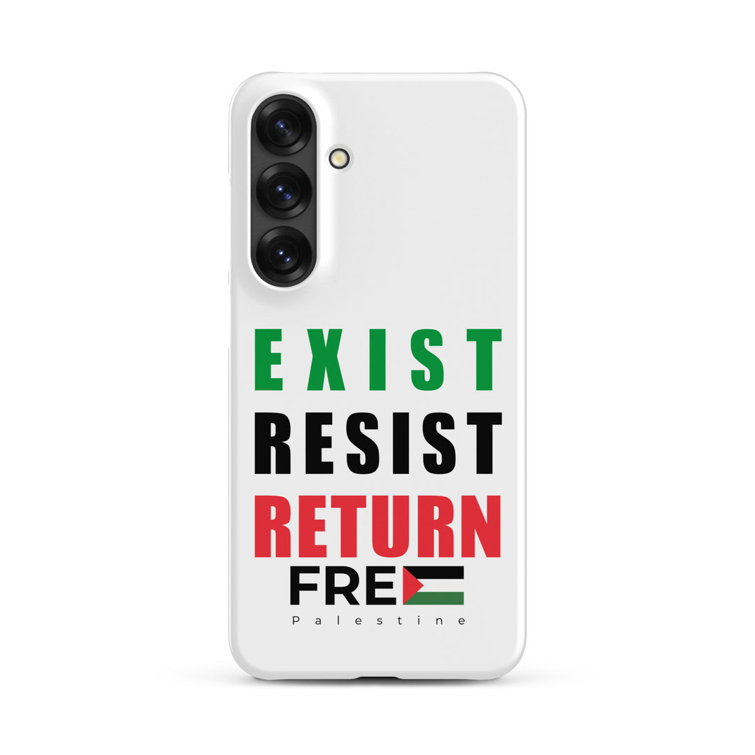 Exist. Resist. Return. - Snap Case for Samsung®, Samsung Matte Samsung Galaxy S25 Plus