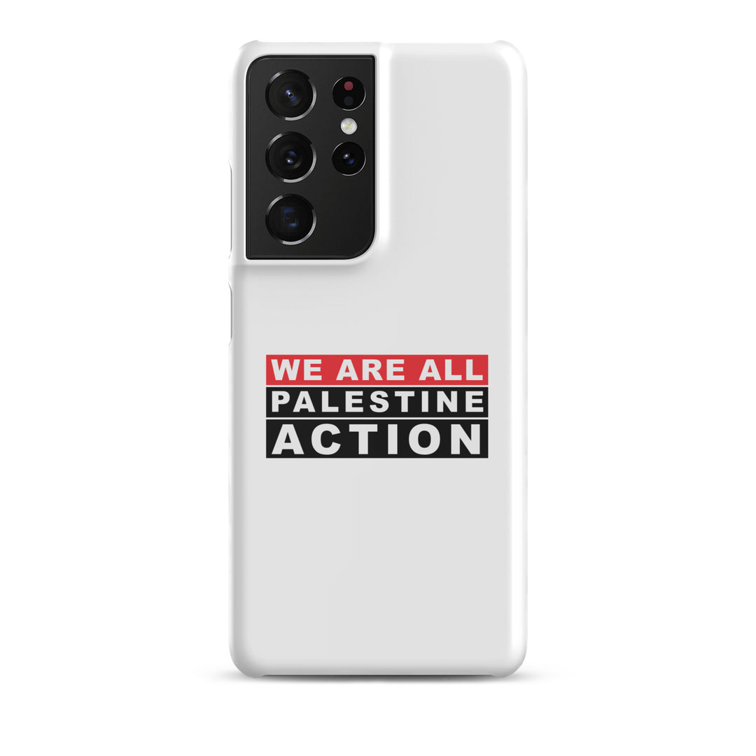 We Are All Palestine Action - Snap Case for Samsung®, Samsung Glossy Samsung Galaxy S21 Ultra