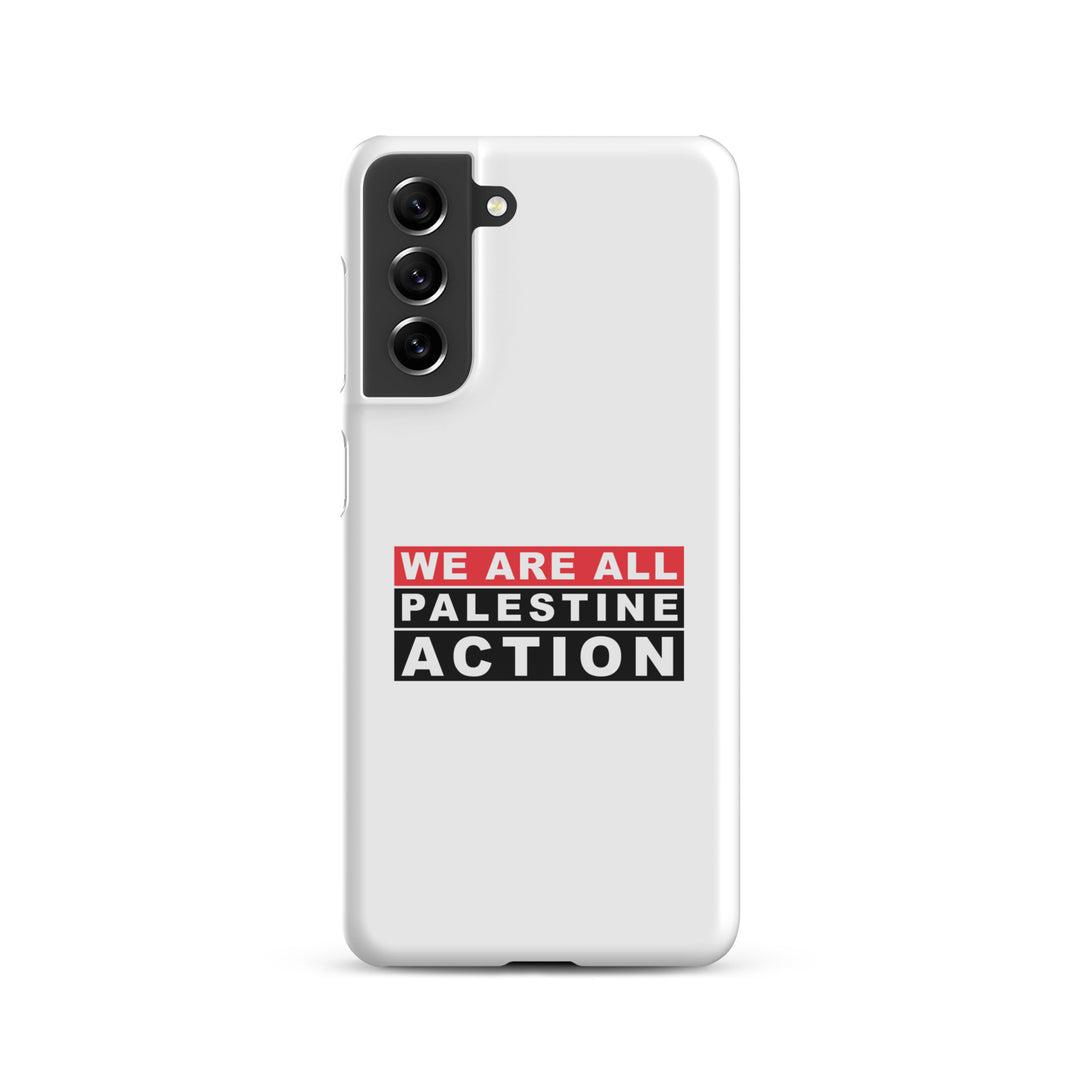 We Are All Palestine Action - Snap Case for Samsung®, Samsung Glossy Samsung Galaxy S21