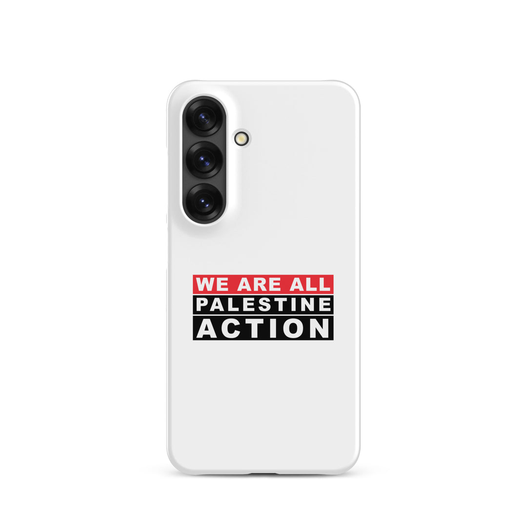 We Are All Palestine Action - Snap Case for Samsung®, Samsung Glossy Samsung Galaxy S25