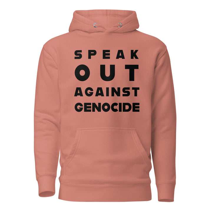 Speak Out Against Genocide - Men’s Hoodie, Dusty Rose