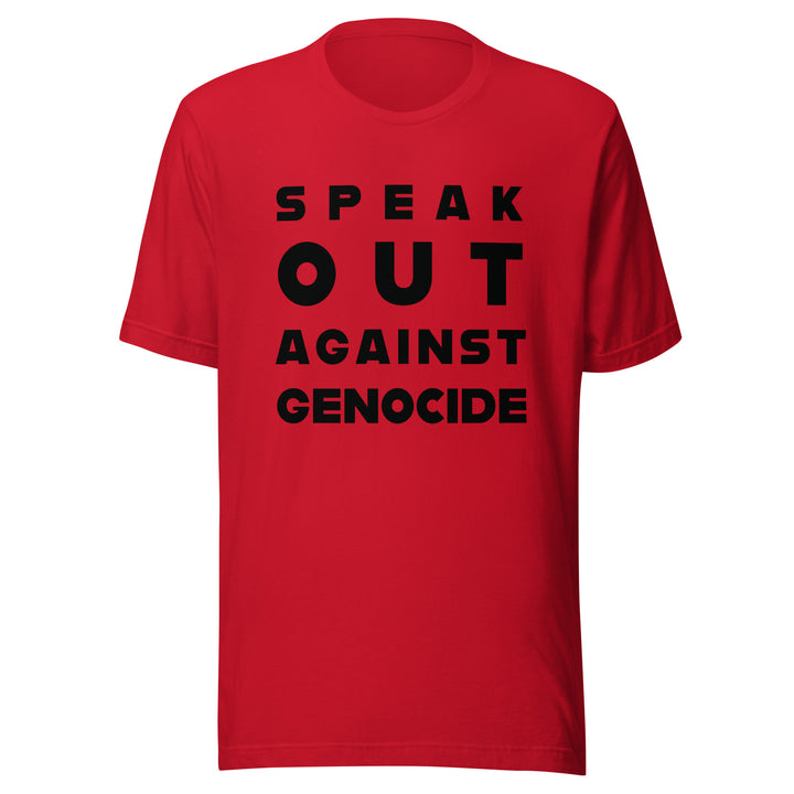 Speak Out Against Genocide - Men’s T-Shirt, T Shirt Red