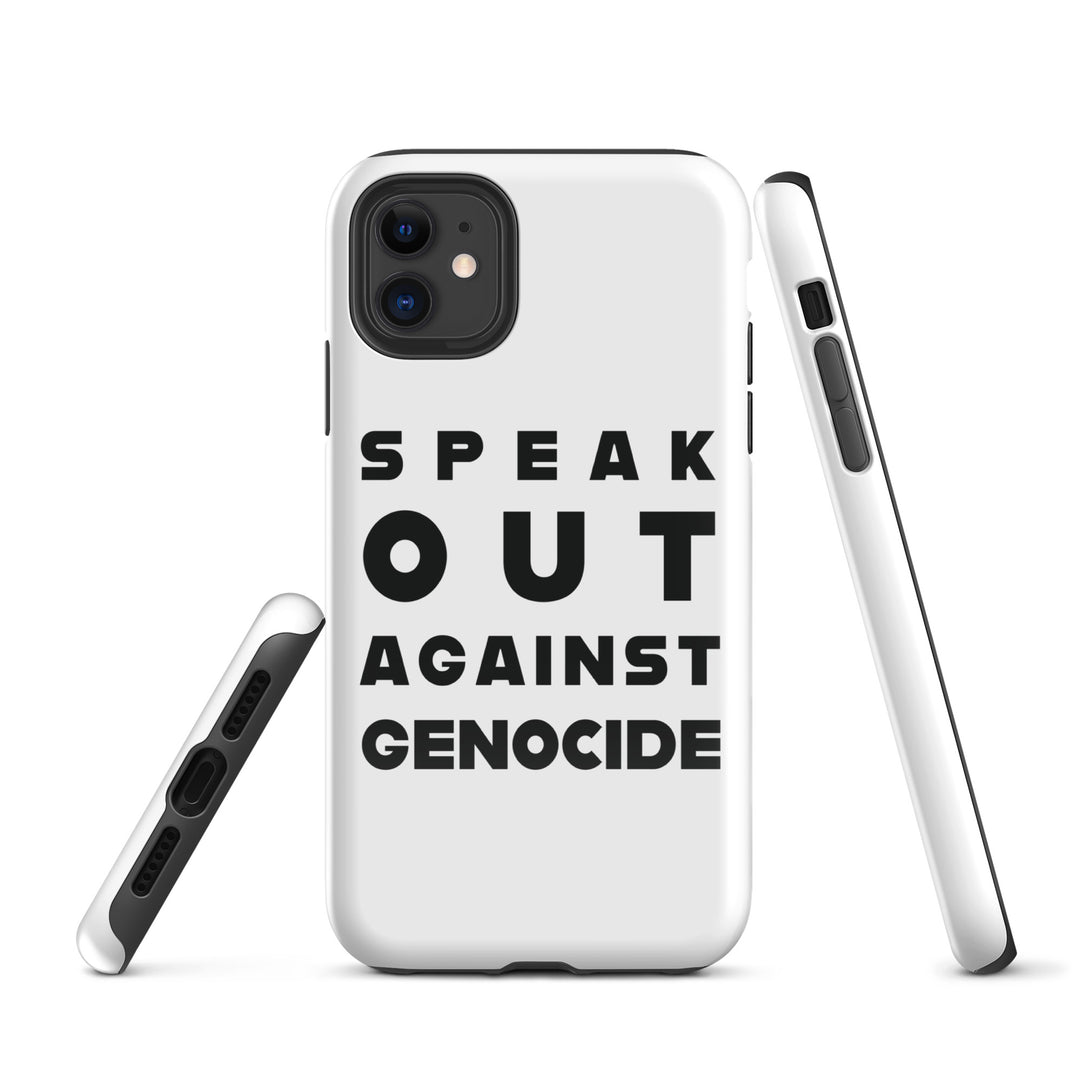 Speak Out Against Genocide - Tough Case for iPhone®, Glossy iPhone 11