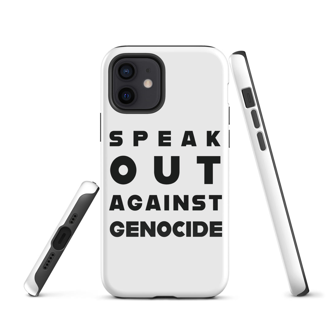 Speak Out Against Genocide - Tough Case for iPhone®, Glossy iPhone 12