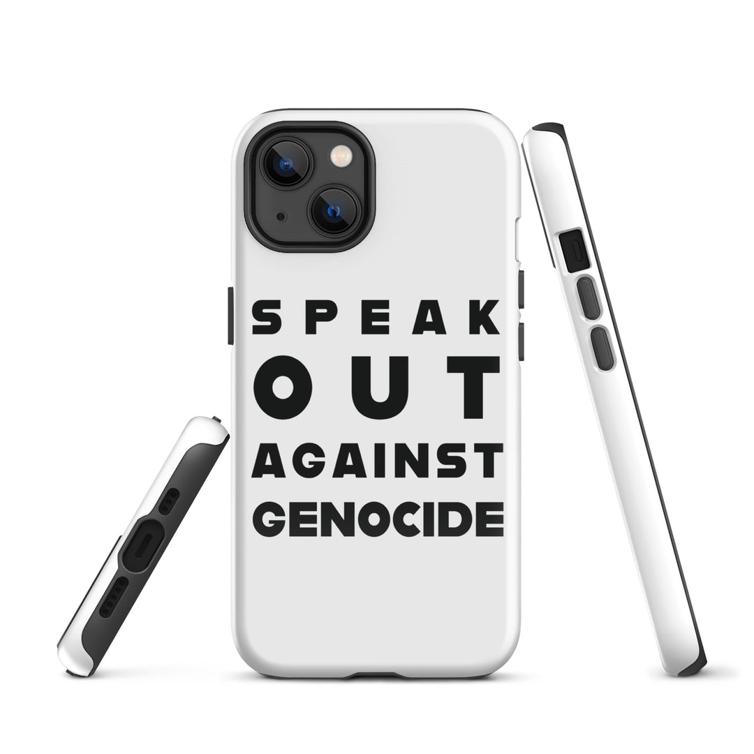 Speak Out Against Genocide - Tough Case for iPhone®, Glossy iPhone 13