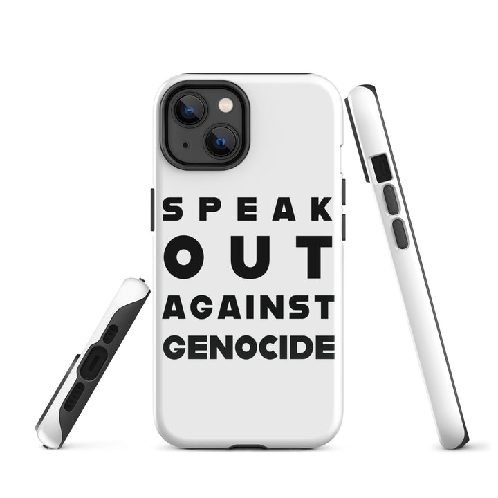 Speak Out Against Genocide - Tough Case for iPhone®, Glossy iPhone 14