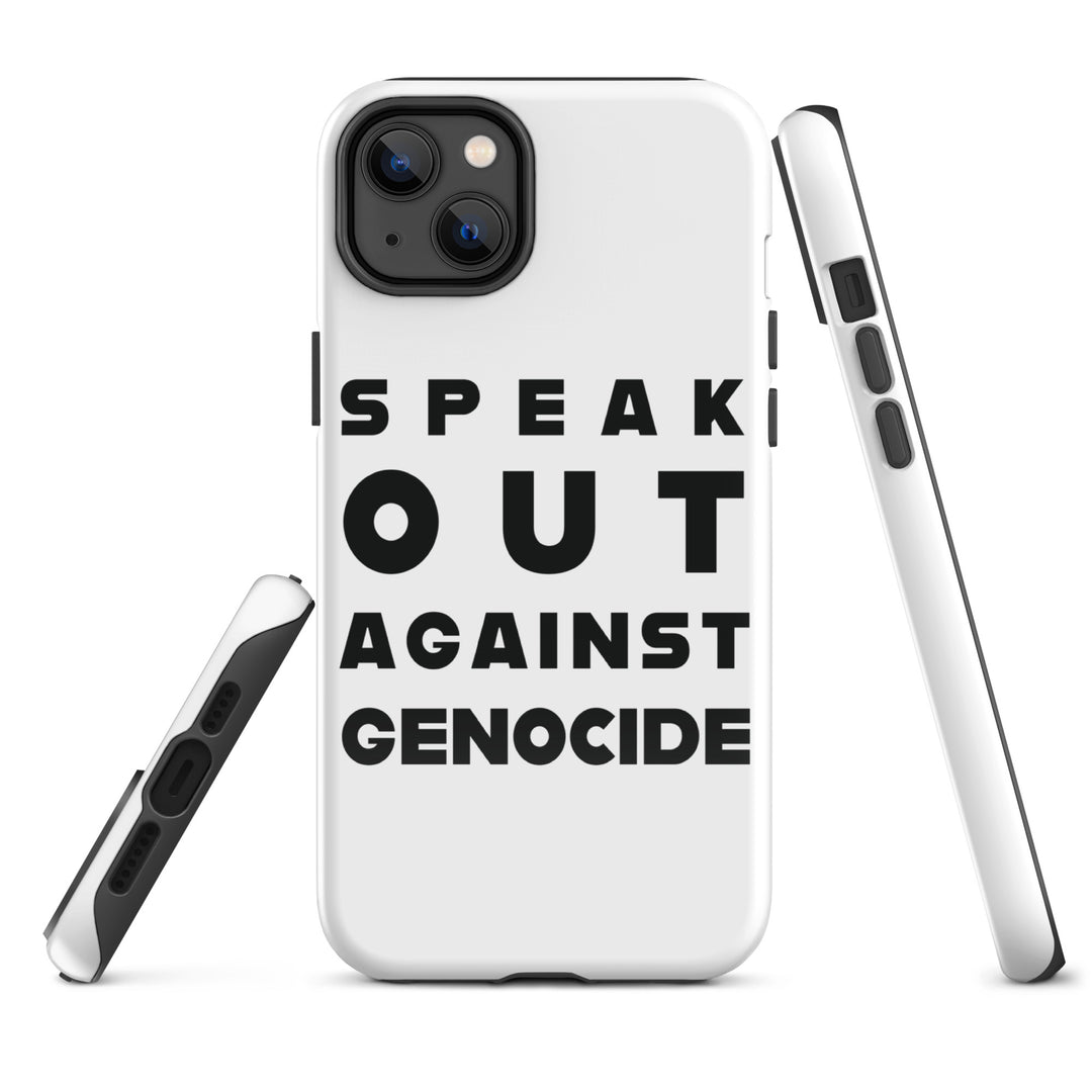 Speak Out Against Genocide - Tough Case for iPhone®, Glossy iPhone 14 Plus