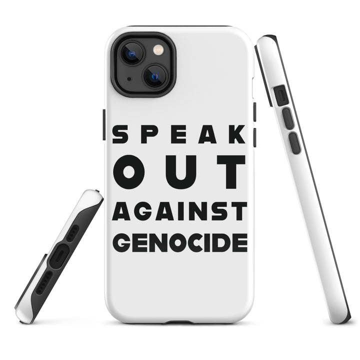 Speak Out Against Genocide - Tough Case for iPhone®, Glossy iPhone 14 Plus