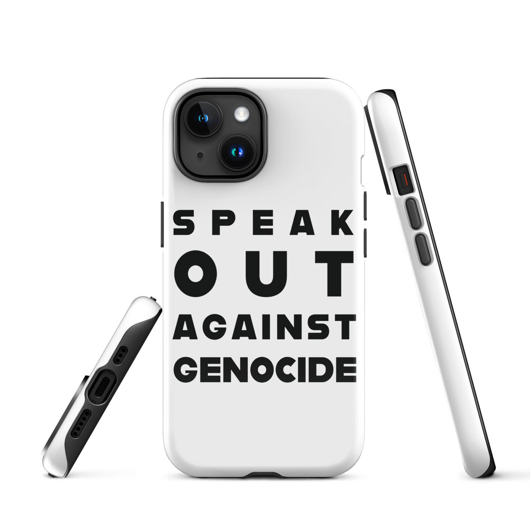 Speak Out Against Genocide - Tough Case for iPhone®, Glossy iPhone 15
