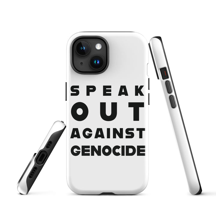 Speak Out Against Genocide - Tough Case for iPhone®, Glossy iPhone 15