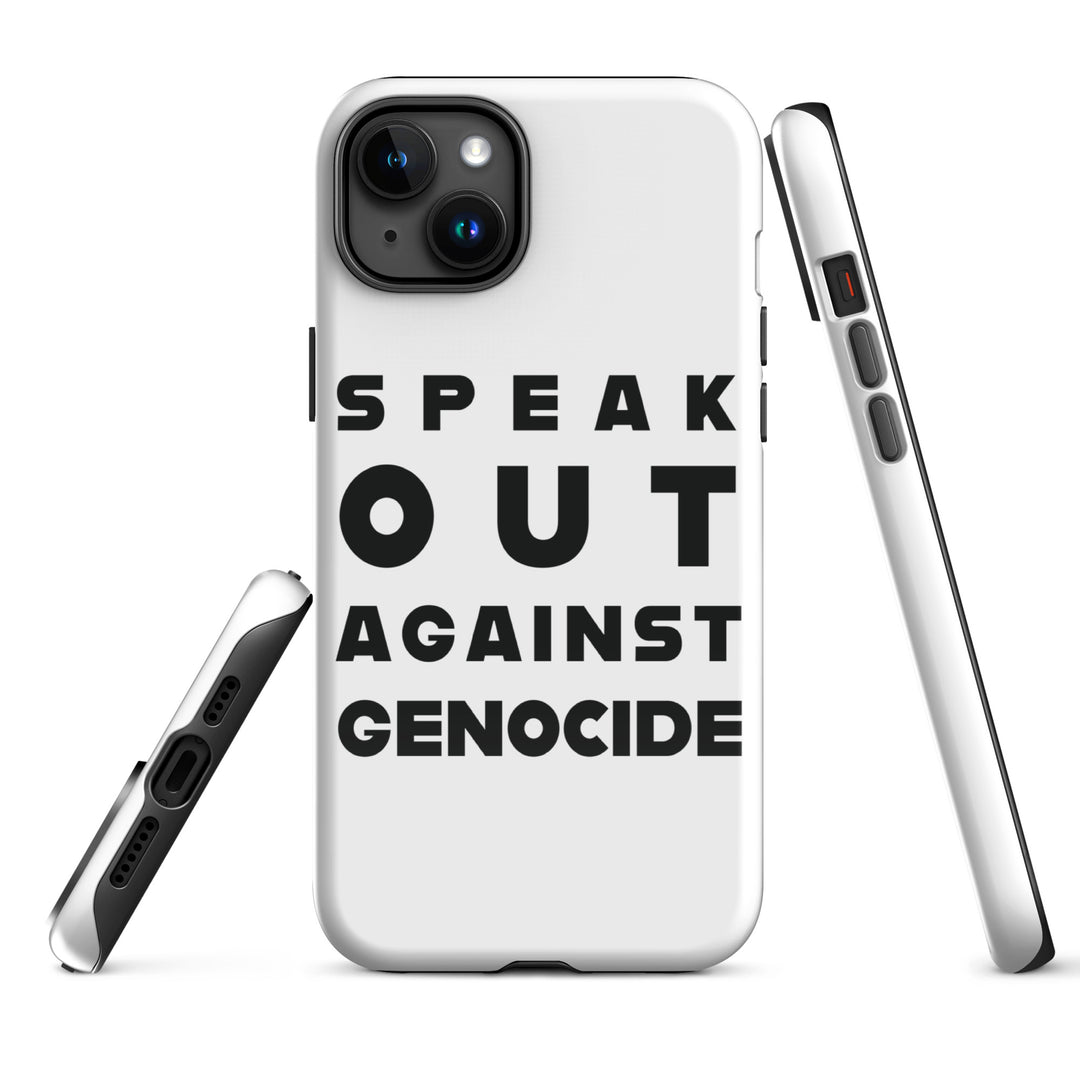Speak Out Against Genocide - Tough Case for iPhone®, Glossy iPhone 15 Plus