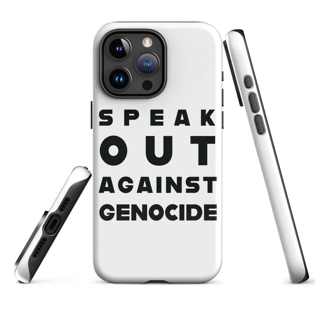 Speak Out Against Genocide - Tough Case for iPhone®, Glossy iPhone 15 Pro Max