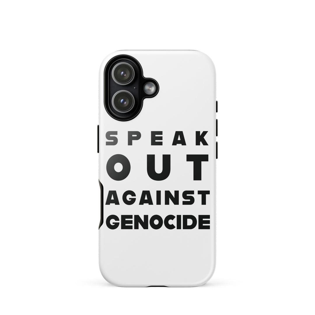 Speak Out Against Genocide - Tough Case for iPhone®, Glossy iPhone 17