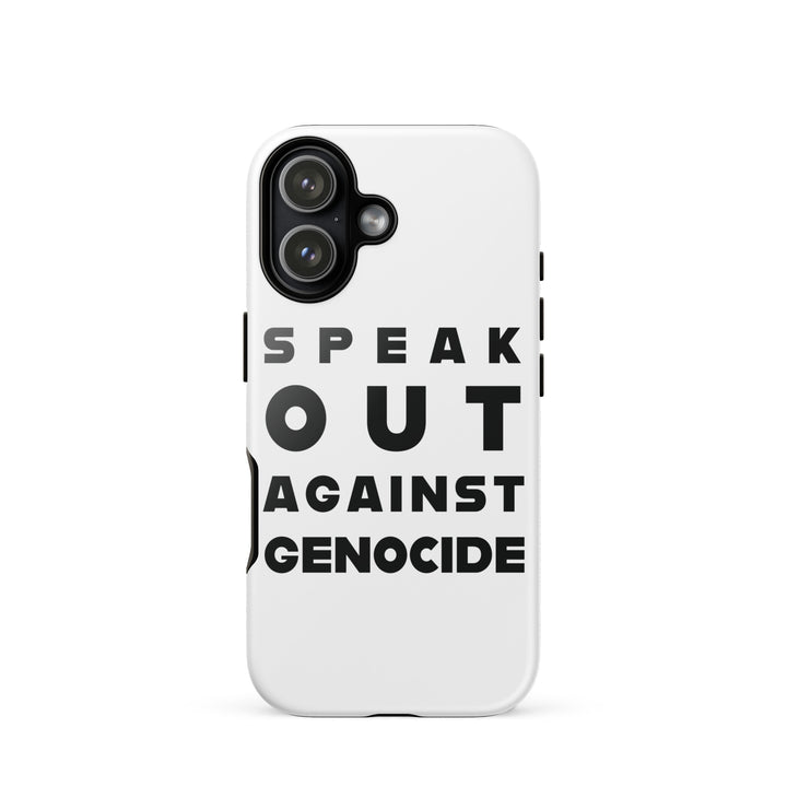 Speak Out Against Genocide - Tough Case for iPhone®, Glossy iPhone 17