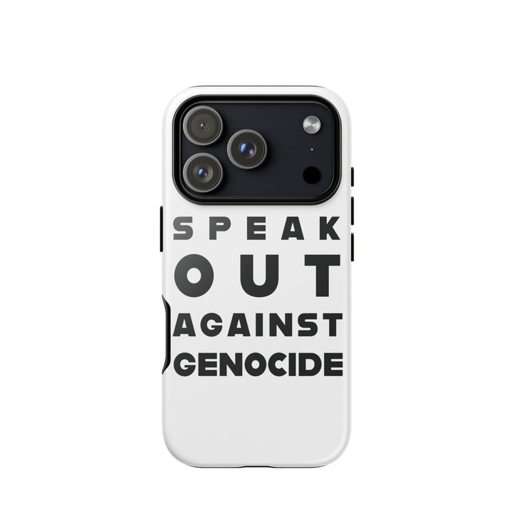 Speak Out Against Genocide - Tough Case for iPhone®, Glossy iPhone 17 Pro