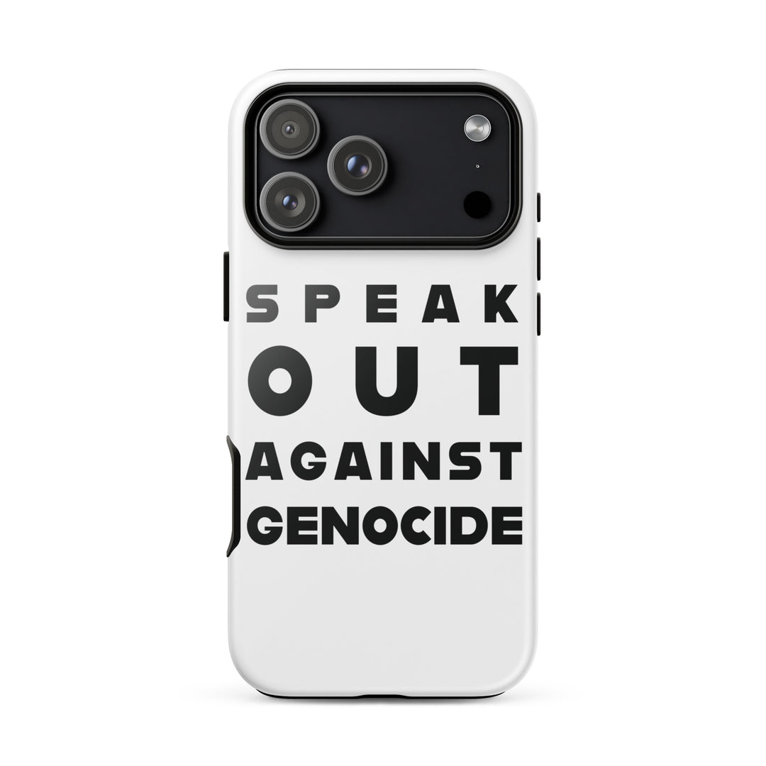 Speak Out Against Genocide - Tough Case for iPhone®, Glossy iPhone 17 Pro Max
