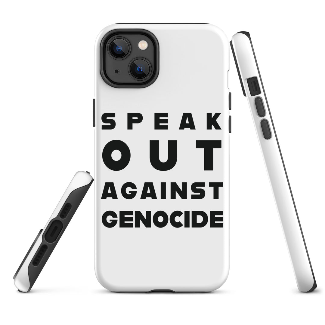Speak Out Against Genocide - Tough Case for iPhone®, Matte iPhone 14 Plus