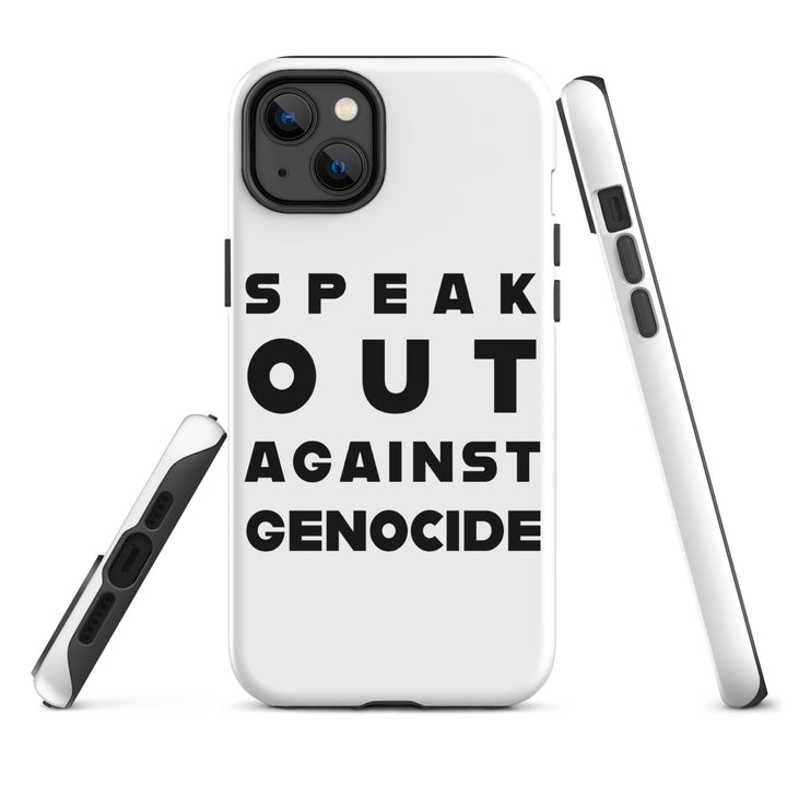Speak Out Against Genocide - Tough Case for iPhone®, Matte iPhone 14 Plus