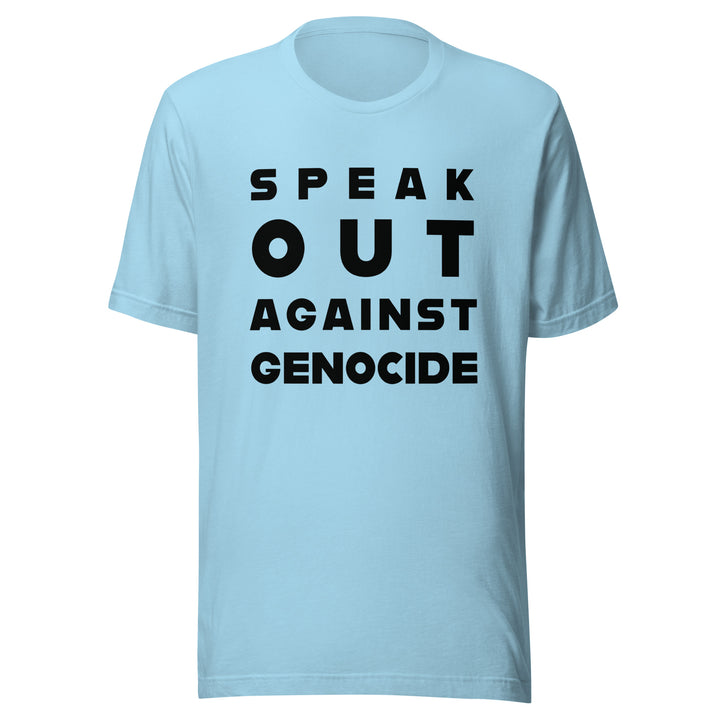Speak Out Against Genocide - Women’s T-Shirt, T Shirt Ocean Blue