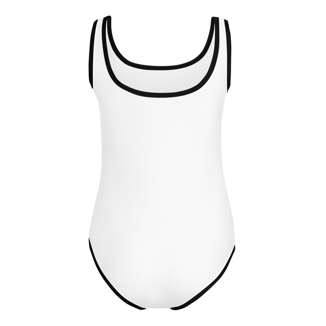 The Fighter - All-Over Print Kids Swimsuit, Swimsuit White