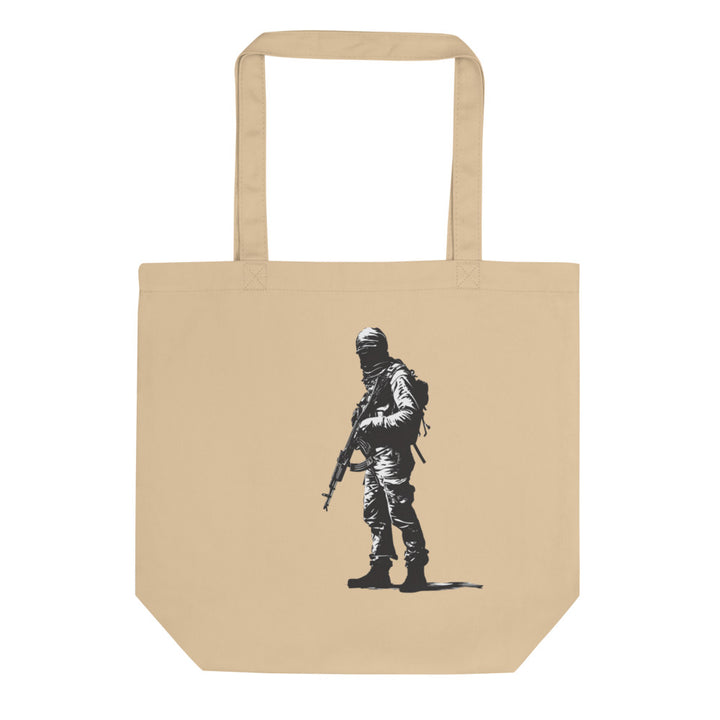 The Fighter - Eco Tote Bag, Eco Tote Bag Oyster