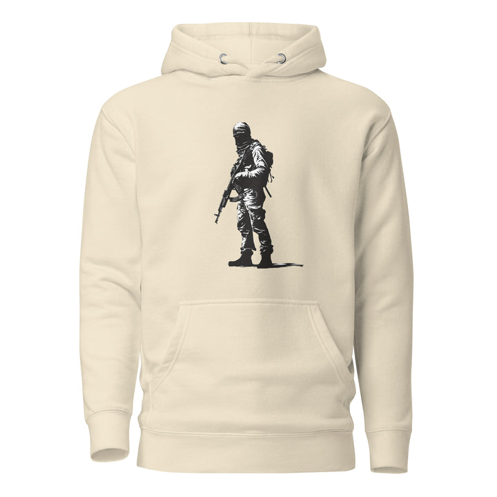 The Fighter - Men’s Hoodie, Bone