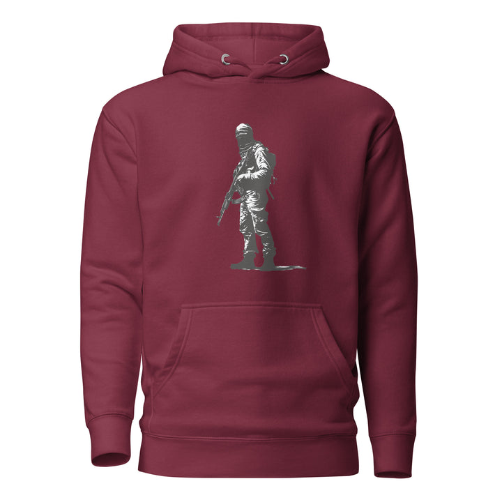The Fighter - Men’s Hoodie, Maroon