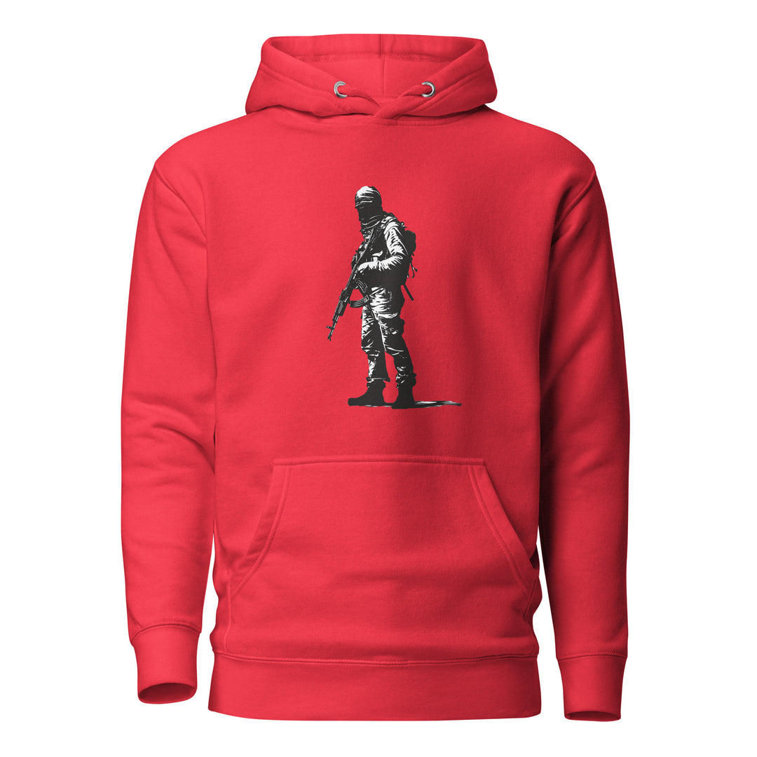 The Fighter - Men’s Hoodie, Team Red