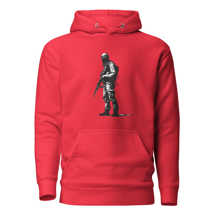 The Fighter - Men’s Hoodie, Team Red